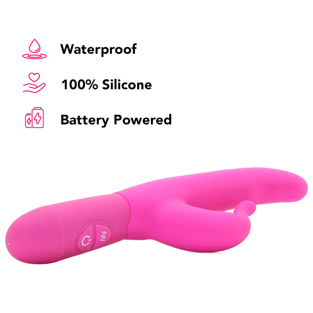 Posh 10-Function Silicone Teasing Tickler Vibe in Pink Vibrators > Rabbit Vibrators
