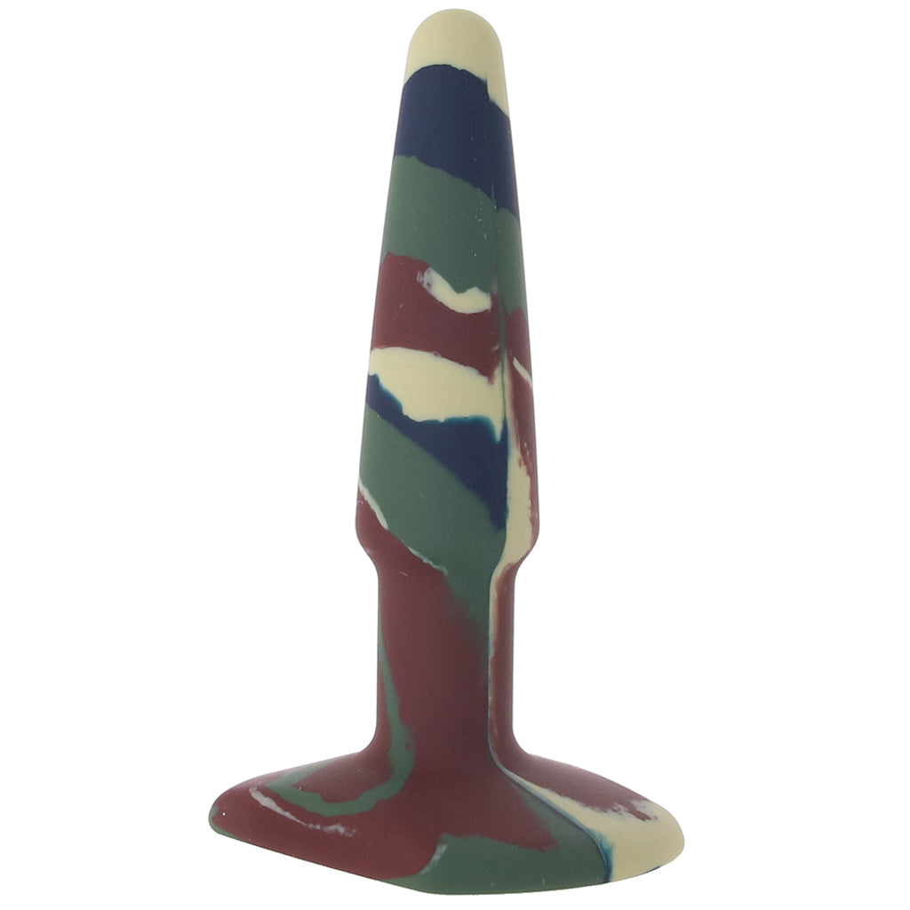 A-Play Groovy 4 Inch Anal Plug in Camo Anal Sex Toys > Butt Plugs