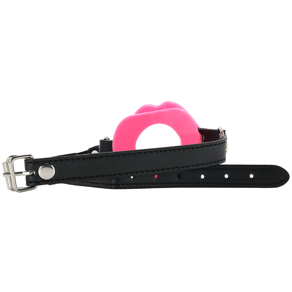 Silicone Lips Gag in Pink Bondage and Fetish > Ball Gags & Mouth Restraints