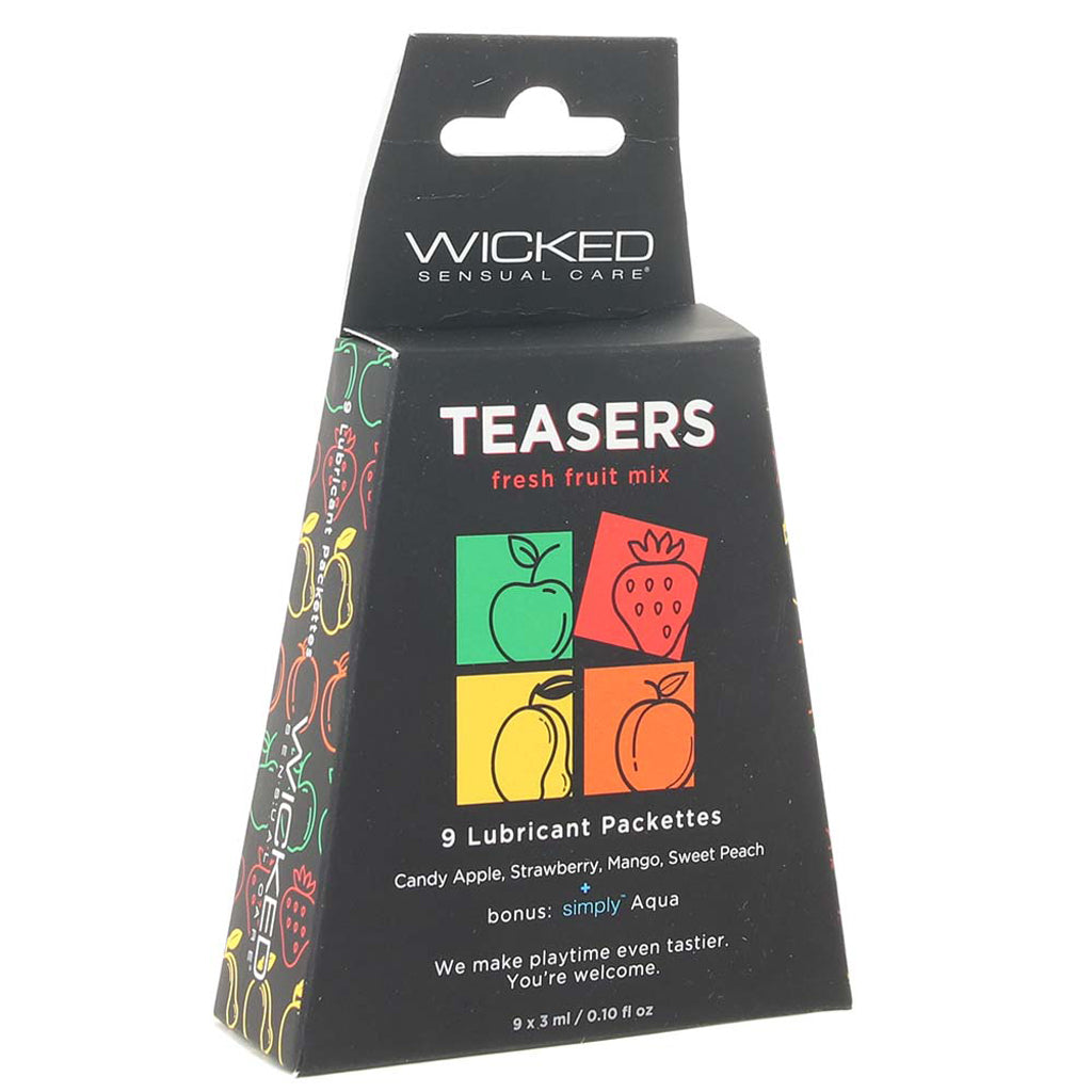 Teasers Fresh Fruit Lube Sampler Lubes and Lotions > Flavored Sex Lubes