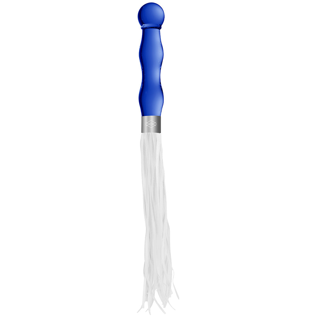 Chrystalino Whipster Glass Handled Flogger Bondage and Fetish > Whips and Crops