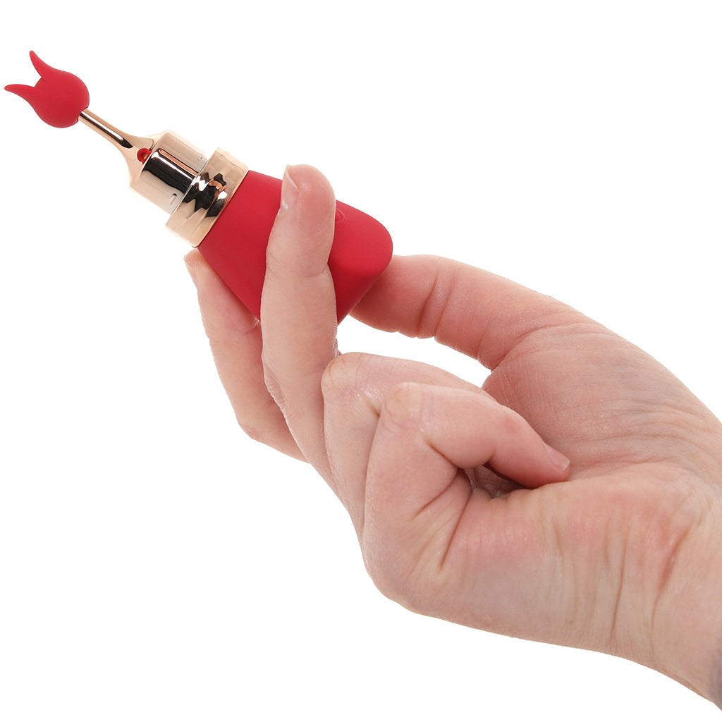 Gold Glam Tri-Tip Vibe Vibrators > Clitoral Stimulators