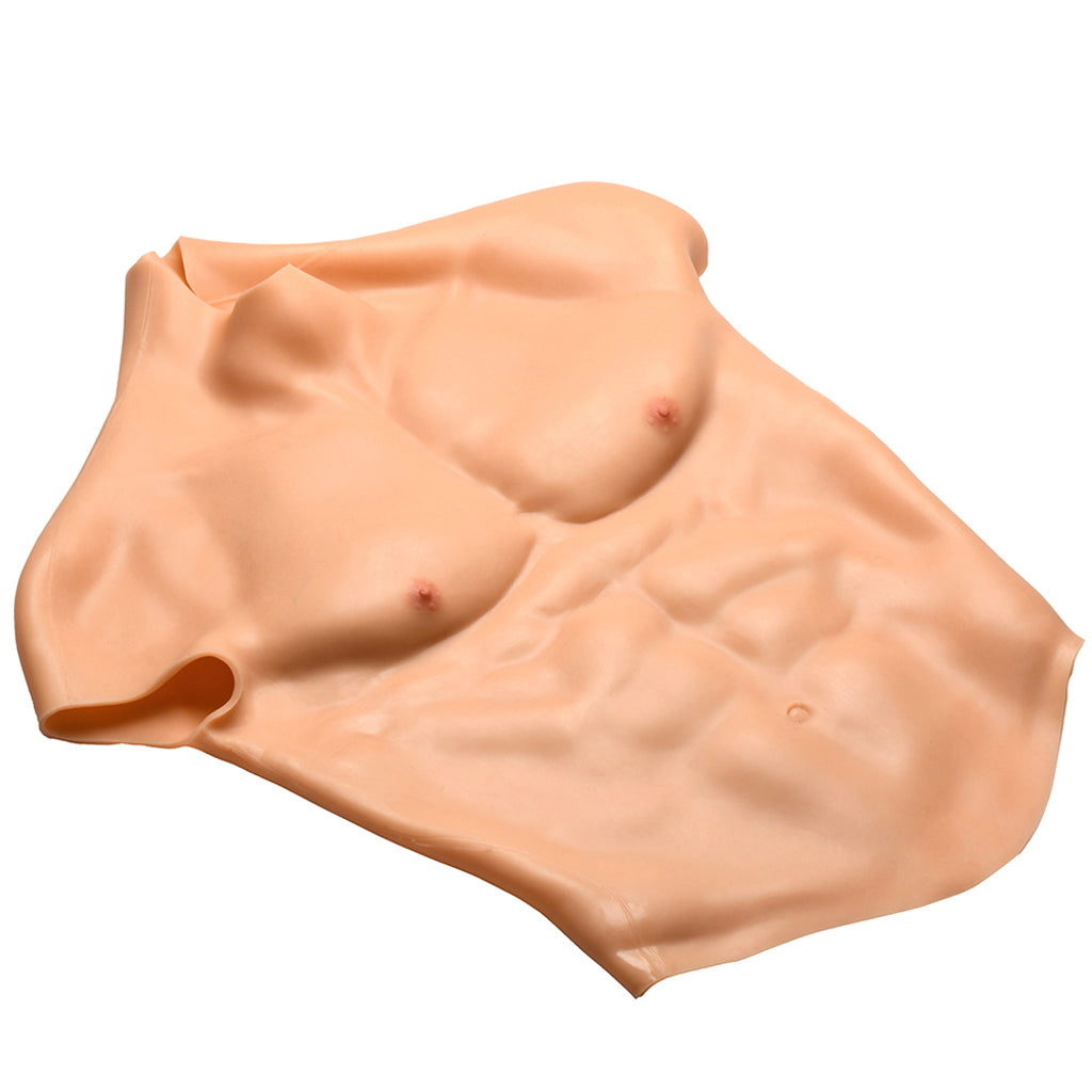Master Series Ripped Silicone Male Chest in Large Sexual Wellness > Gender Expression and Affirmation
