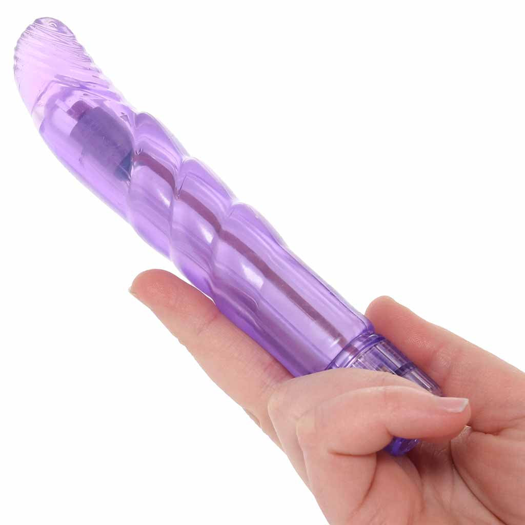 Basic Essentials Slim Softee Vibe in Purple Vibrators > G-Spot Vibrators