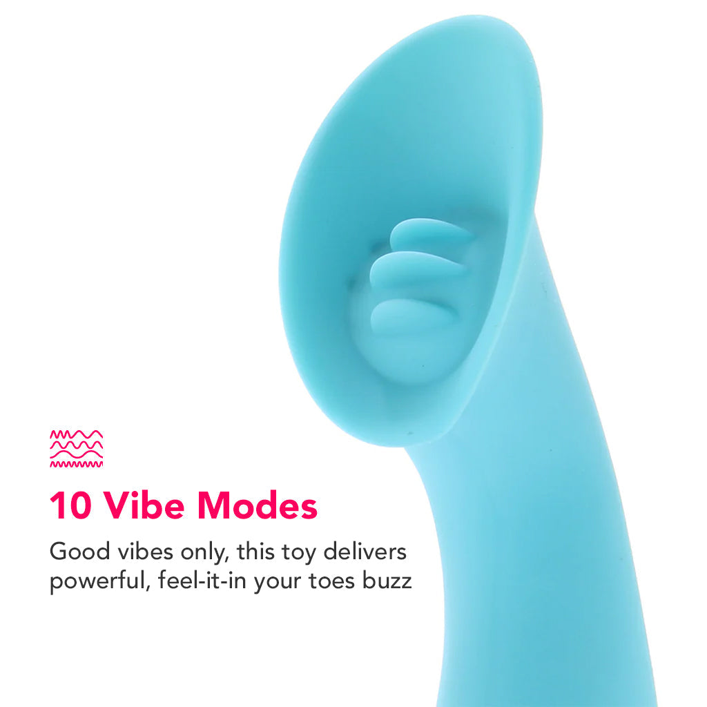Eden Silicone Climaxer Vibe in Teal Vibrators > Clitoral Stimulators