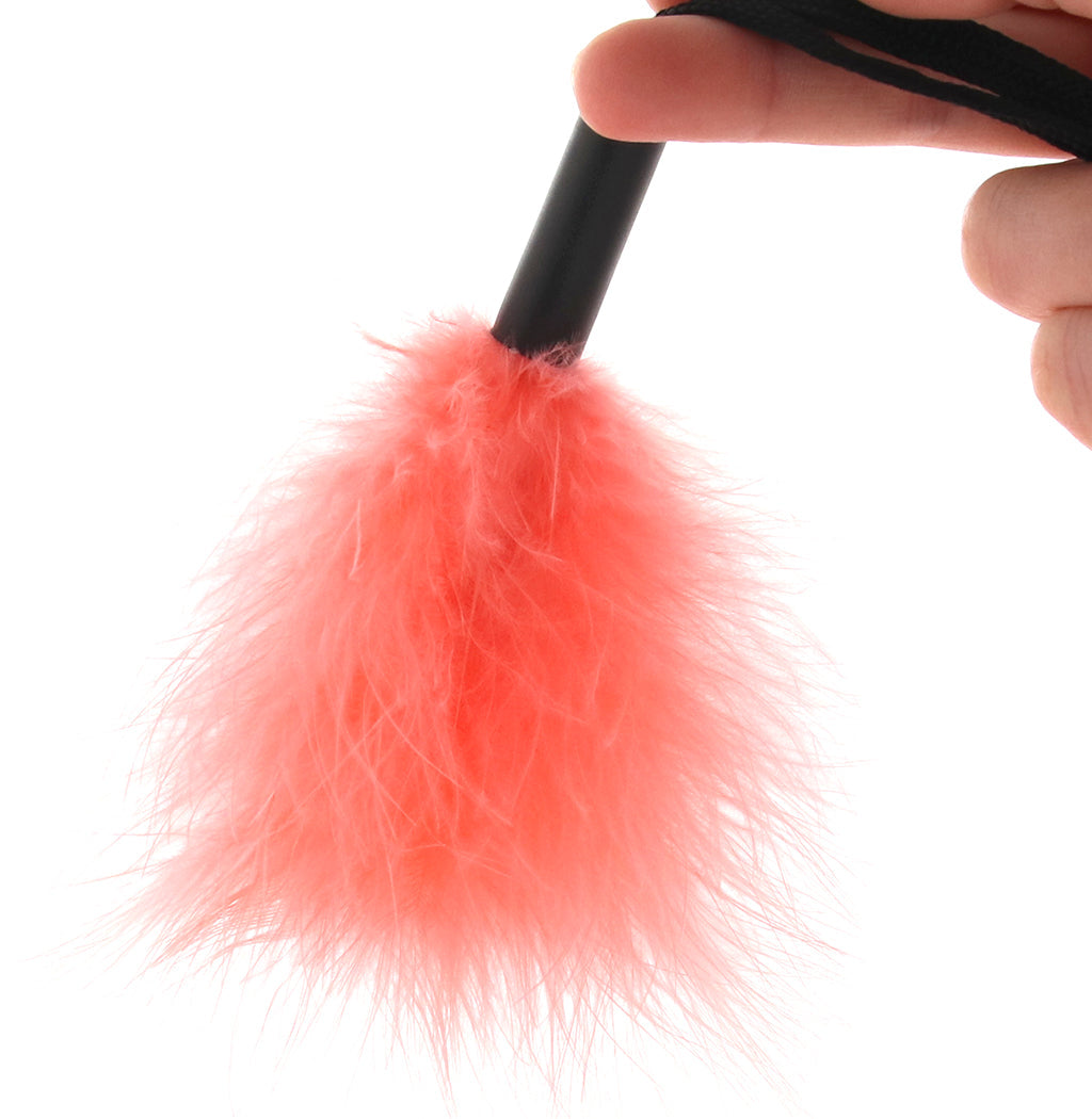 S&M Peaches 'n CreaMe Wrist Feather Ticker in Peach Sensual Love > Ticklers & Teasers