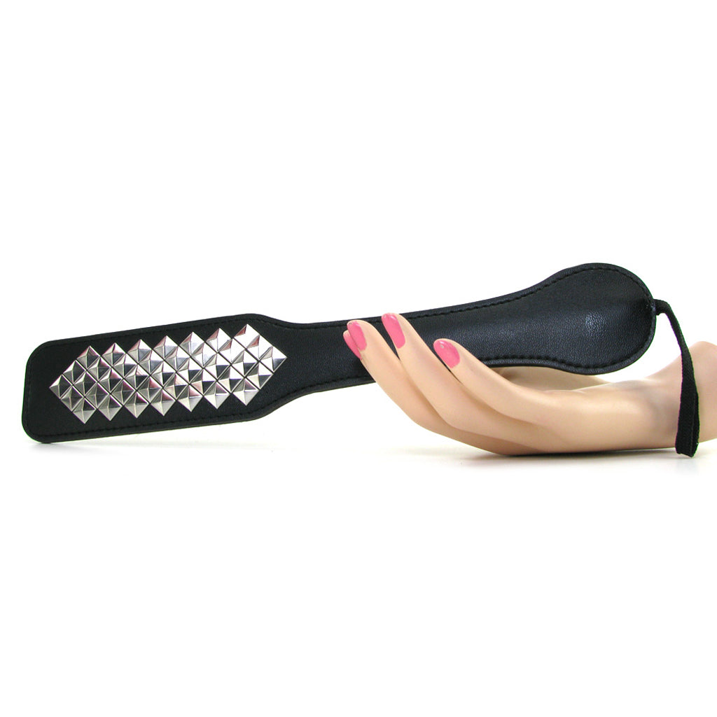 Studded Paddle Bondage and Fetish > Whips and Crops