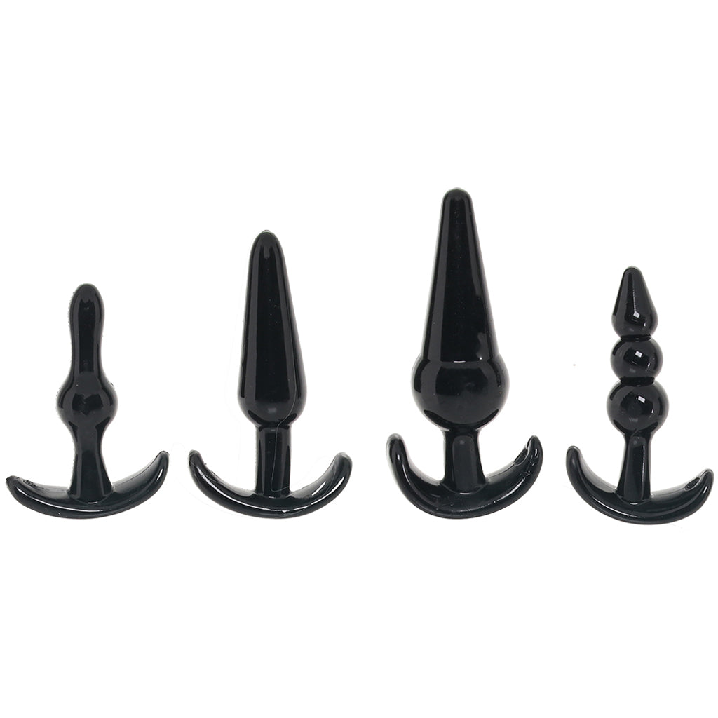 No.80 4-Piece Butt Plug Set Anal Sex Toys > Butt Plugs