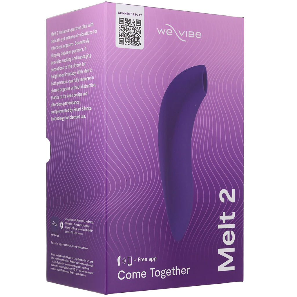 We-Vibe Melt 2 Pleasure Air Clitoral Stimulator in Purple Vibrators > Clitoral Stimulators