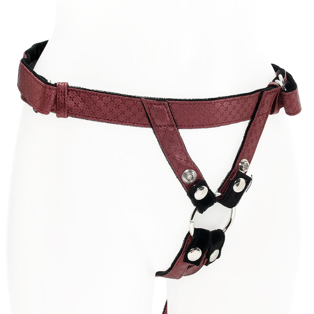 Her Royal Harness The Regal Duchess in Red Dildo Sex Toys > Strap-On and Harnesses