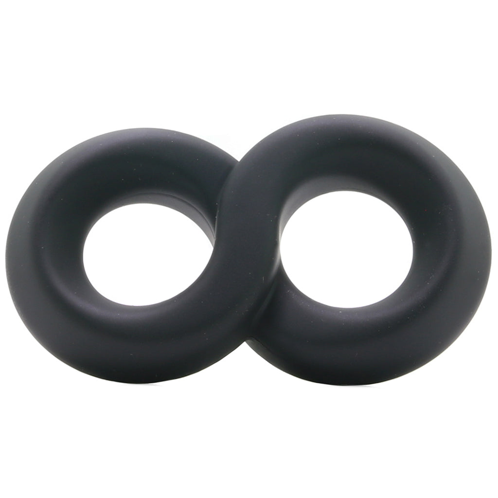 Renegade Super Stretchable Infinity Ring in Black Cock Rings