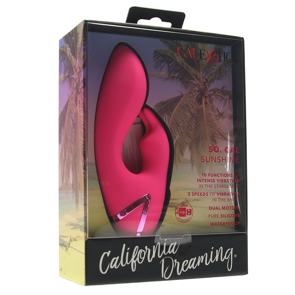 California Dreaming So.Cal Sunshine Rabbit Vibe in Pink Vibrators > Rabbit Vibrators