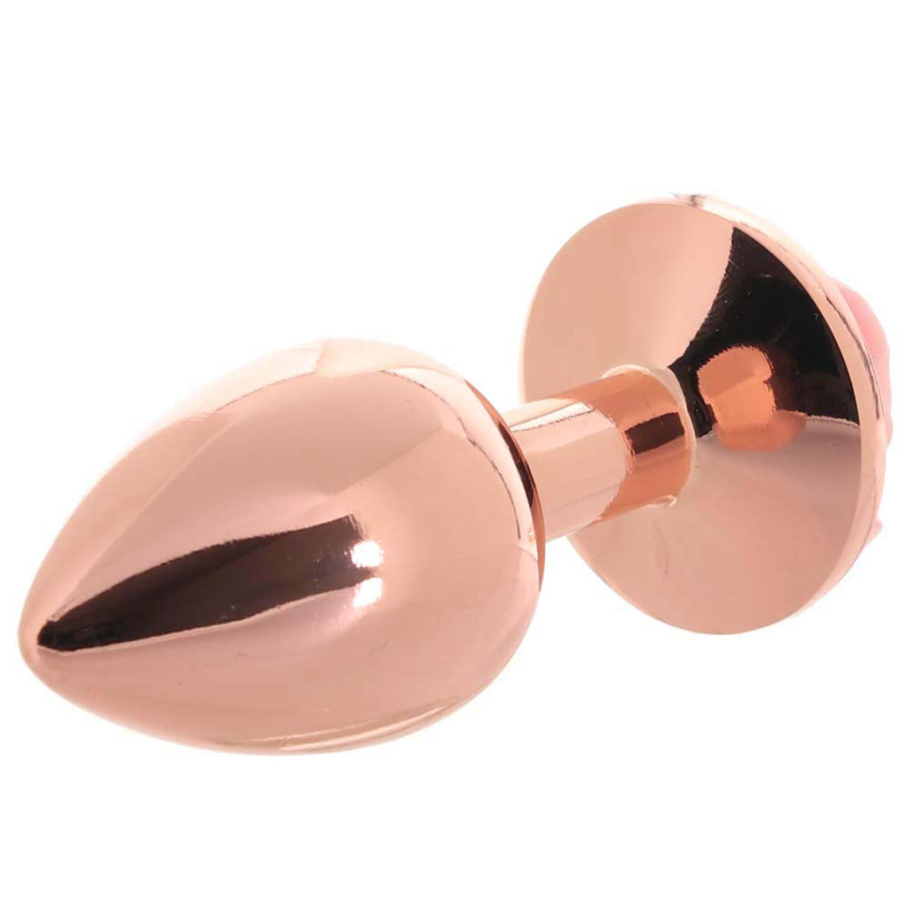 Rear Assets Small Rose Aluminum Plug in Rose/Pink Anal Sex Toys > Butt Plugs
