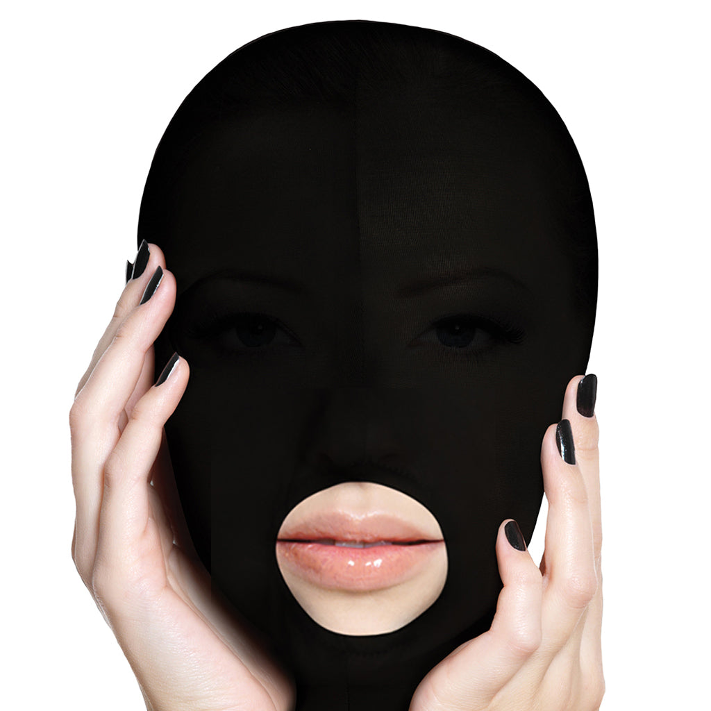 Submission Mask in Black Bondage and Fetish > Pleasure Masks and Dress Up Play