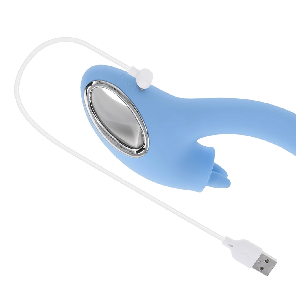 Playboy Sapphire Sky Rabbit Vibe Vibrators > Rabbit Vibrators