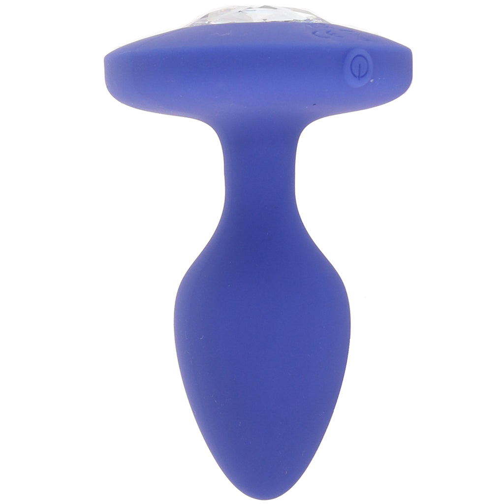 Cheeky Gems Medium Vibrating Probe in Blue Anal Sex Toys > Butt Plugs