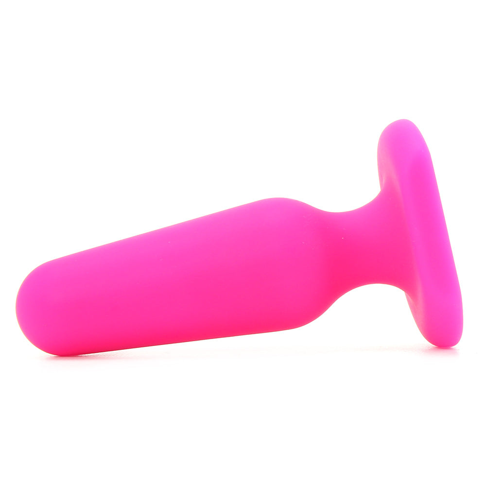 All About Anal Seamless Silicone 3 Inch Butt Plug in Pink Anal Sex Toys > Anal Beads