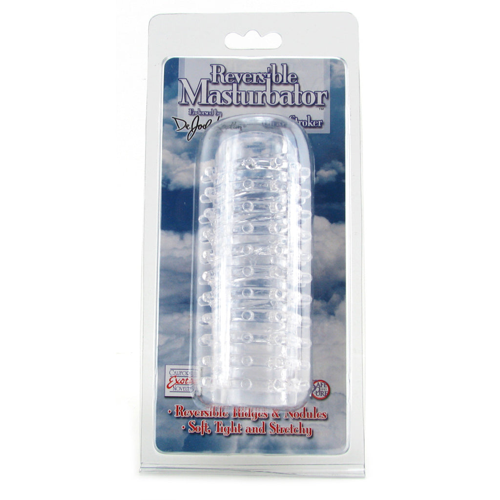 Dr. Joel Kaplan Clear Stroker Reversible Masturbator Male Masturbators > Discreet Masturbators