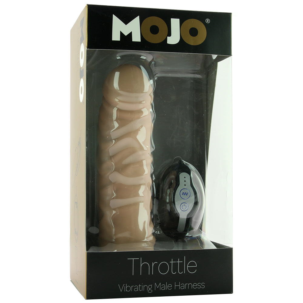 Mojo Throttle Hollow Vibrating Male Harness Dildo Sex Toys > Strap-On and Harnesses