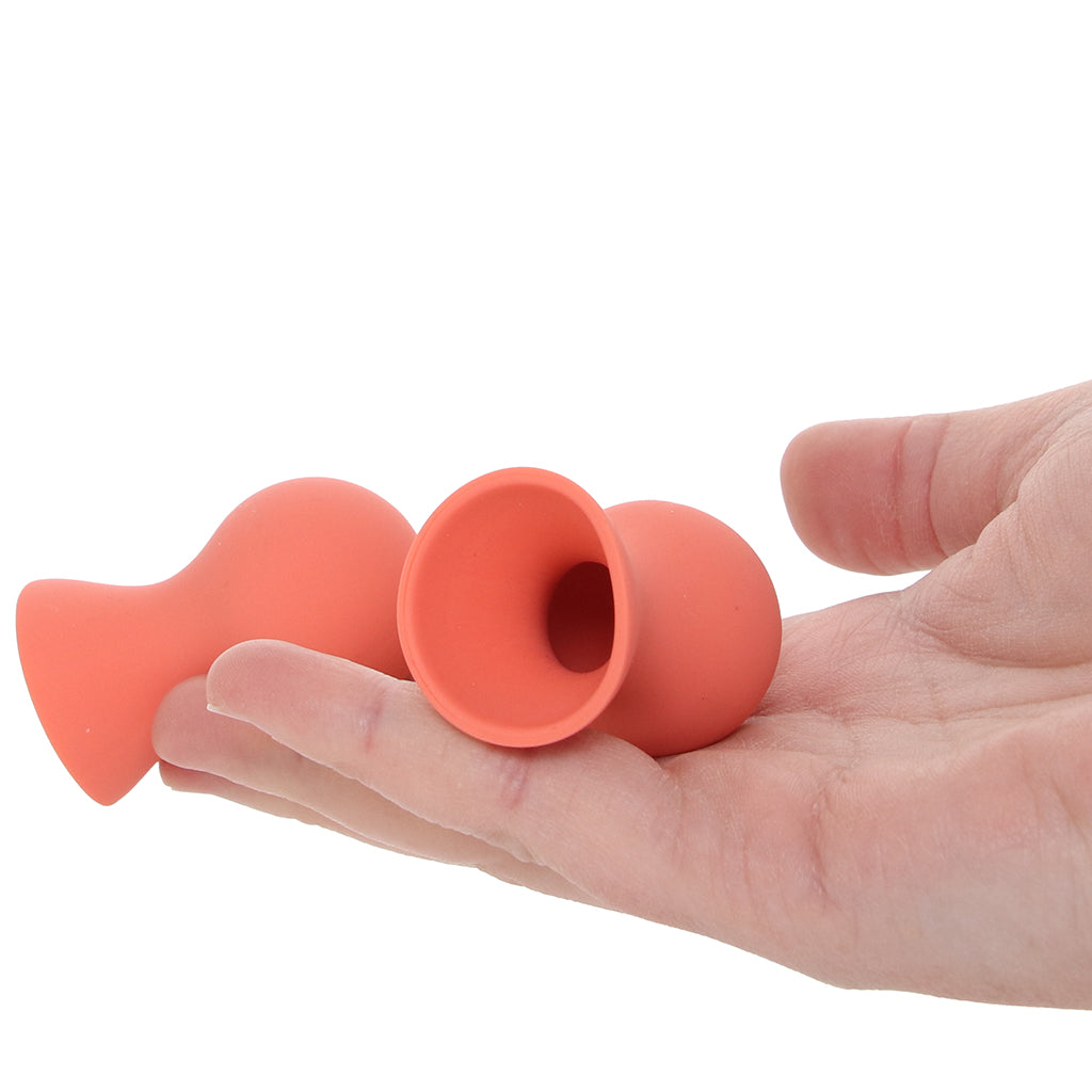 S&M Peaches 'n CreaMe Silicone Nipple Suckers Bondage and Fetish > Nipple Stimulators & Clamps