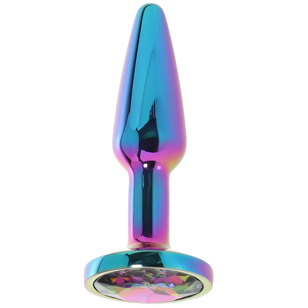 Rear Assets Small Tapered Butt Plug in Multicolour Anal Sex Toys > Butt Plugs