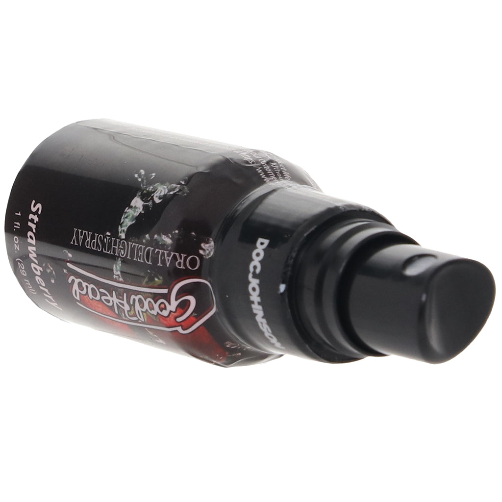GoodHead Oral Delight Spray 1oz in Strawberry Lubes and Lotions > Flavored Sex Lubes