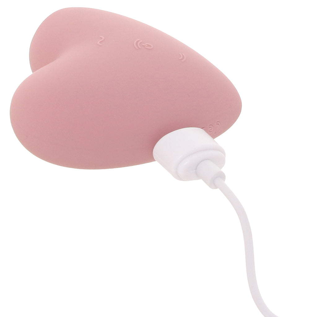 Satisfyer Cutie Heart Air Pulse Stimulator in Light Red Vibrators > Clitoral Stimulators