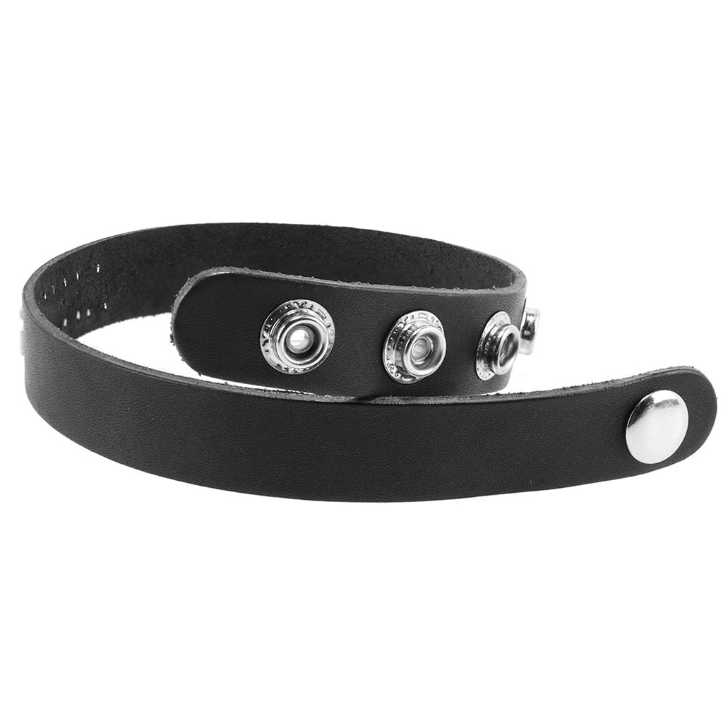 Daddy's Girl Leather Word Band Collar Bondage and Fetish > Leashes and Collars