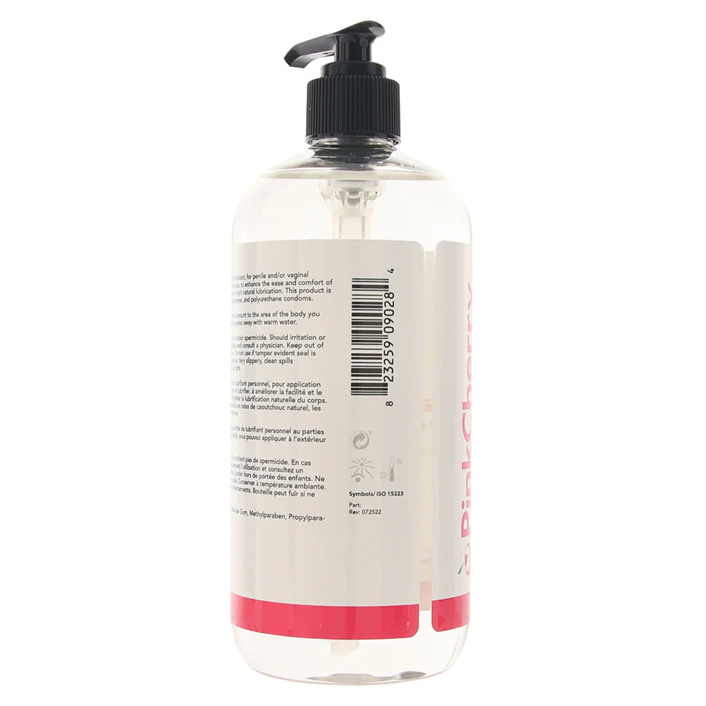 PinkCherry Water Based Lubricant in 16oz/475ml Lubes and Lotions > Water Based Sex Lubes