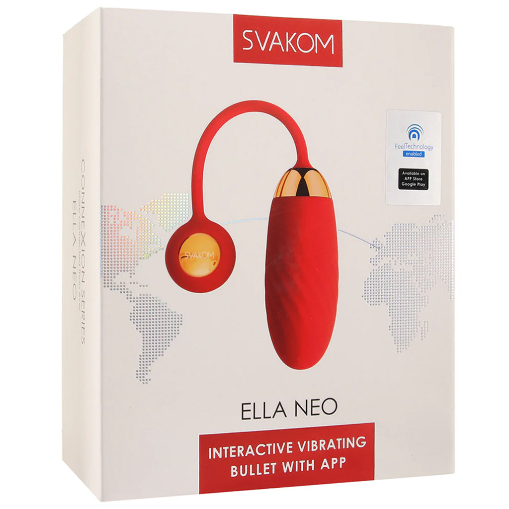 Ella Neo App Controlled Bullet Vibe in Red Vibrators > Bullet and Egg Vibrators