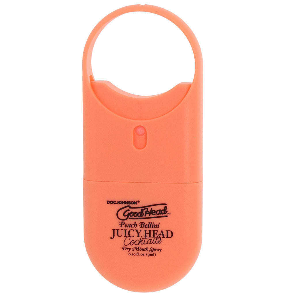 GoodHead Dry Mouth Spray To-Go in Peach Bellini Lubes and Lotions > Flavored Sex Lubes