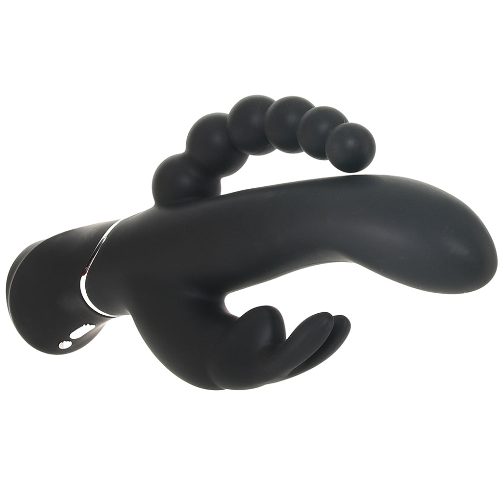 Happy Rabbit Triple Curve Vibe in Black Vibrators > Rabbit Vibrators