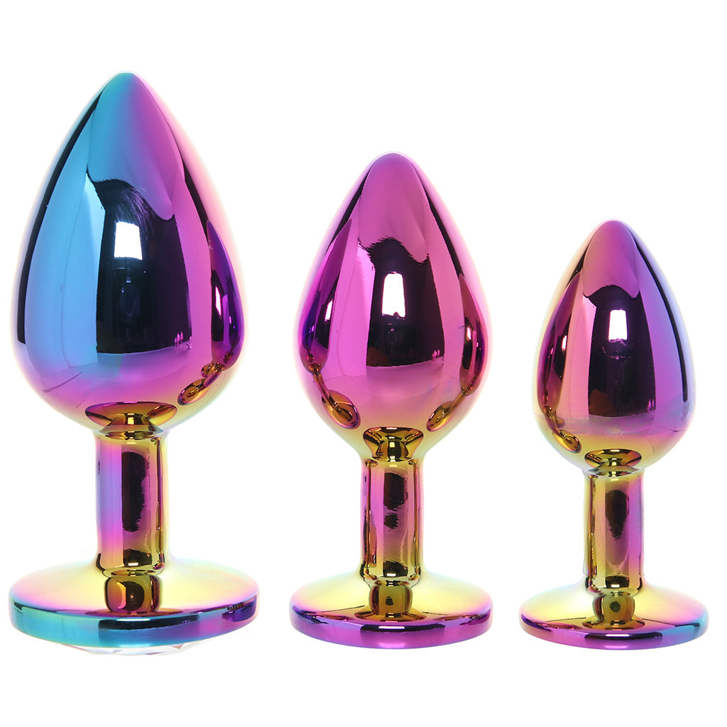 Ouch! Venice Collection Metal Anal Plug Set Anal Sex Toys > Butt Plugs