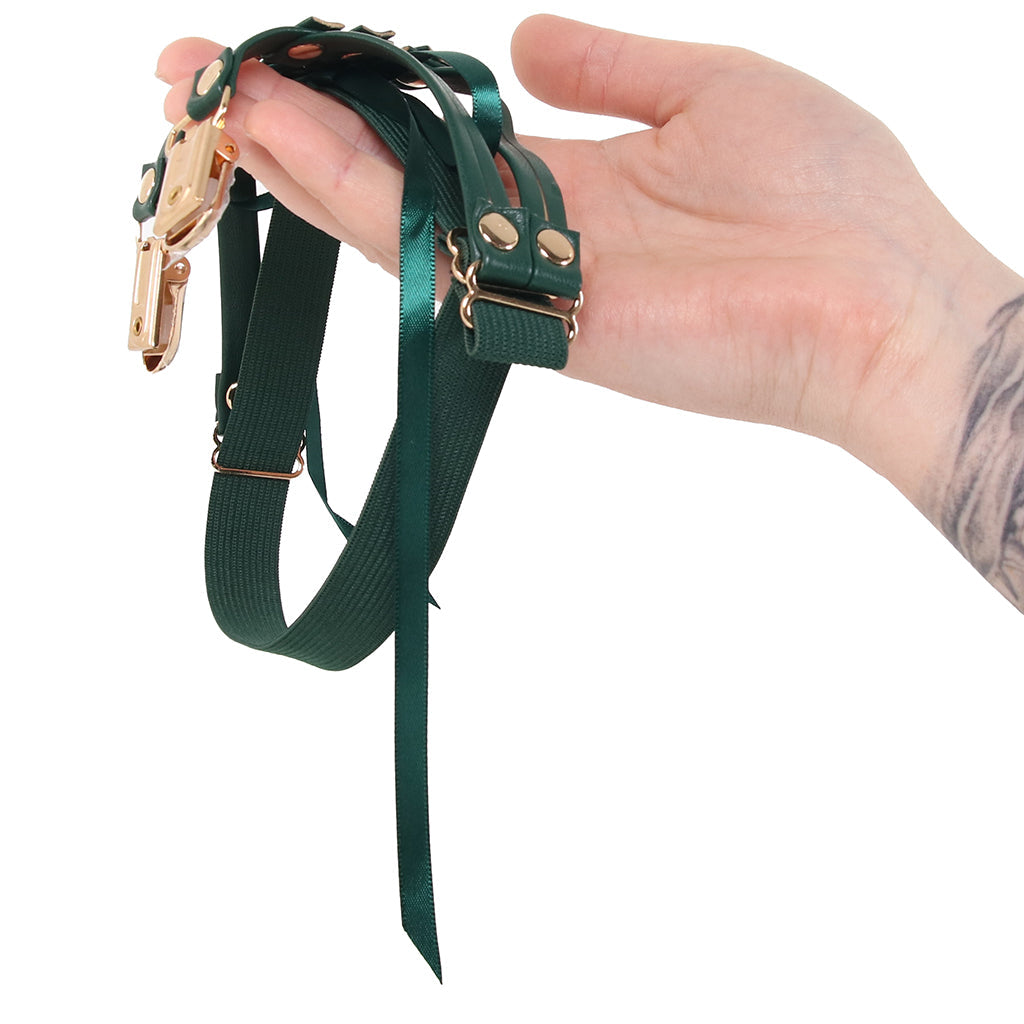 Sex & Mischief Indica Lace Up Garters Bondage and Fetish > Tools & Accessories