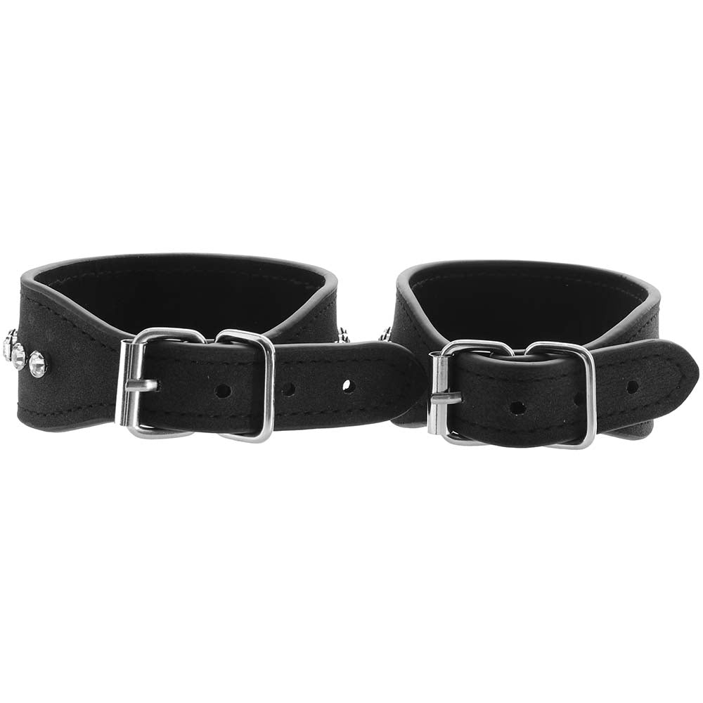 Ouch! Diamond Studded Ankle Cuffs Bondage and Fetish > Wrist and Ankle Cuffs
