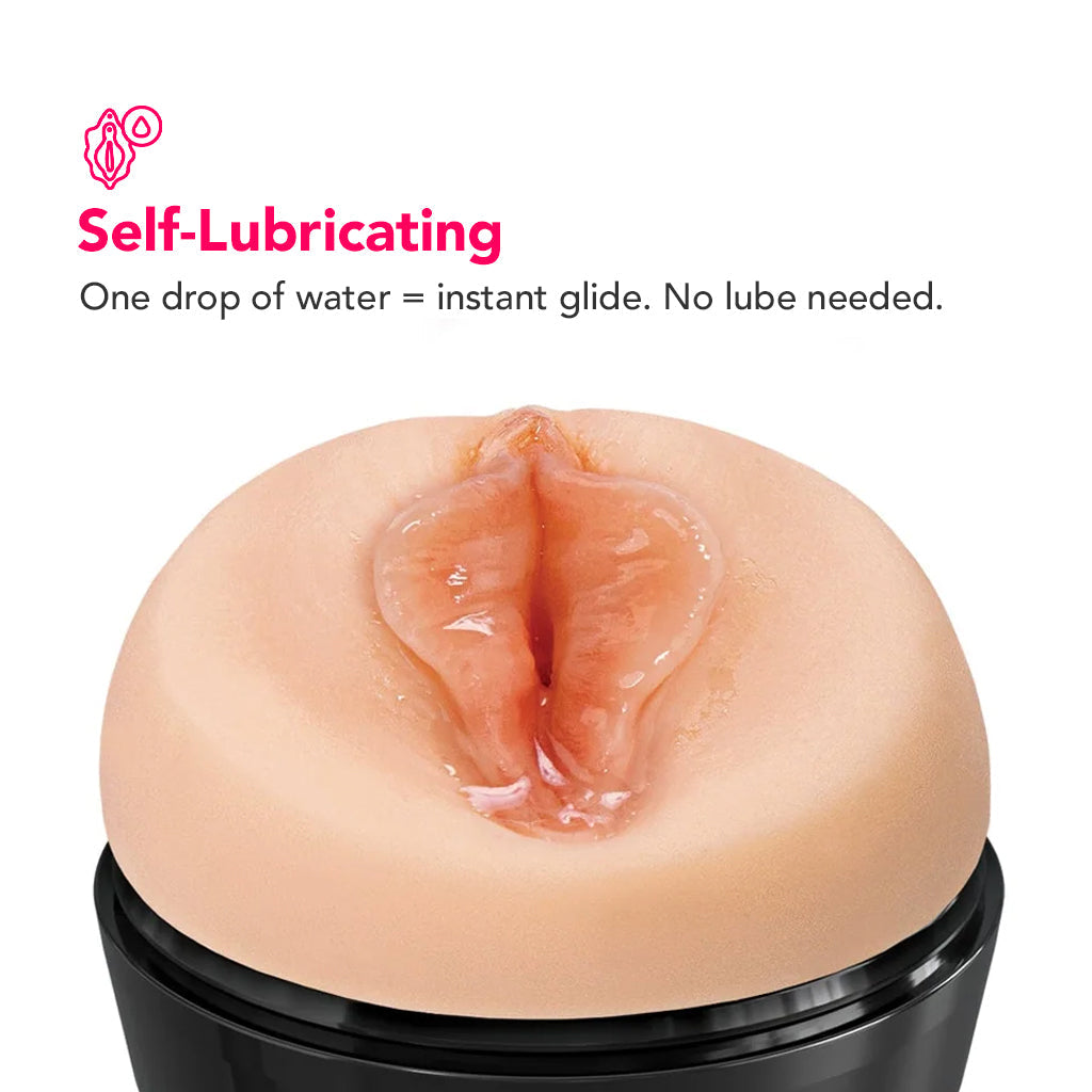 PDX Wet Pussies Super Flip-A-Pussy Over Stroker in Light Male Masturbators > Pocket Strokers