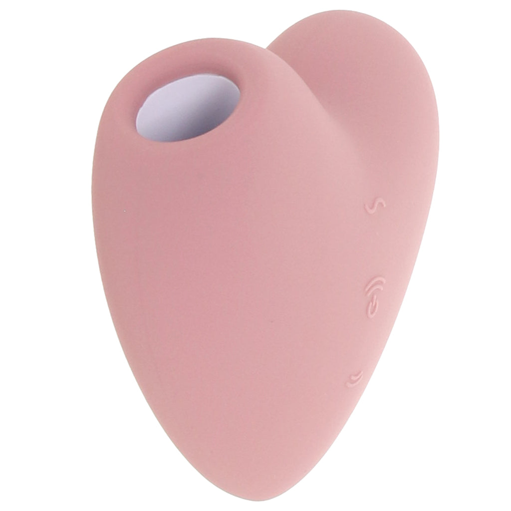 Satisfyer Cutie Heart Air Pulse Stimulator in Light Red Vibrators > Clitoral Stimulators