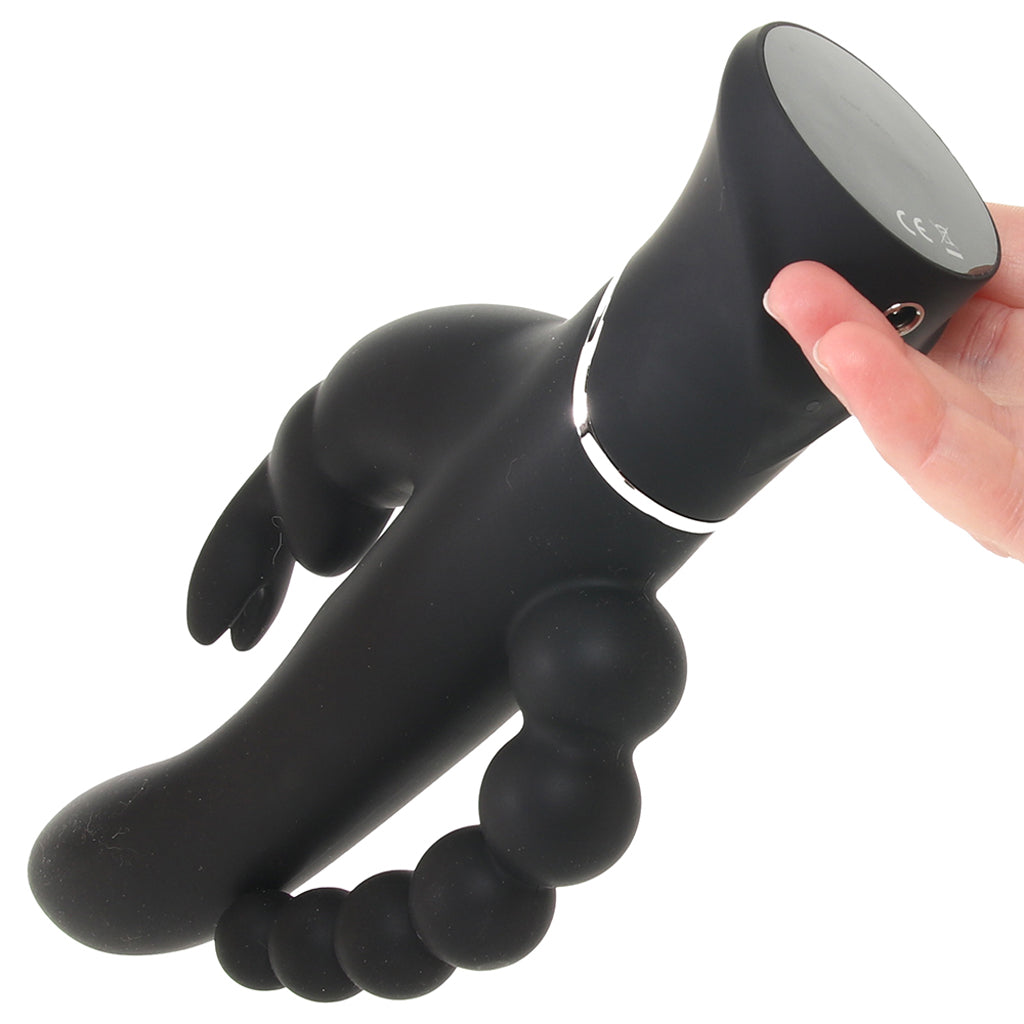 Happy Rabbit Triple Curve Vibe in Black Vibrators > Rabbit Vibrators