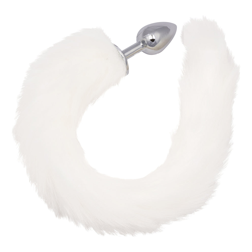 Running Wild White Tail Plug Anal Sex Toys > Butt Plugs