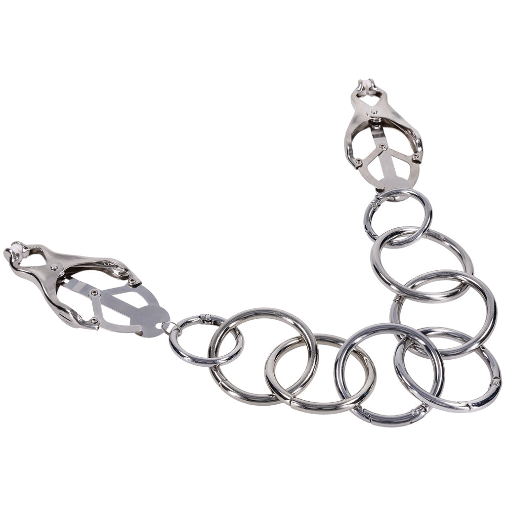 Edge Tuggable Clover Clamps Bondage and Fetish > Nipple Stimulators & Clamps