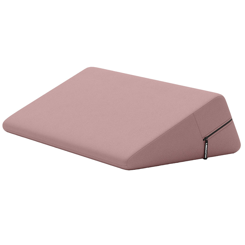 Wedge Premium Faux Leather Sex Pillow in Passion Pink Sex Furniture > Sex Machine