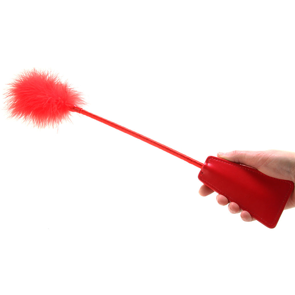 Ouch! Feather Crop in Red Bondage and Fetish > Tools & Accessories