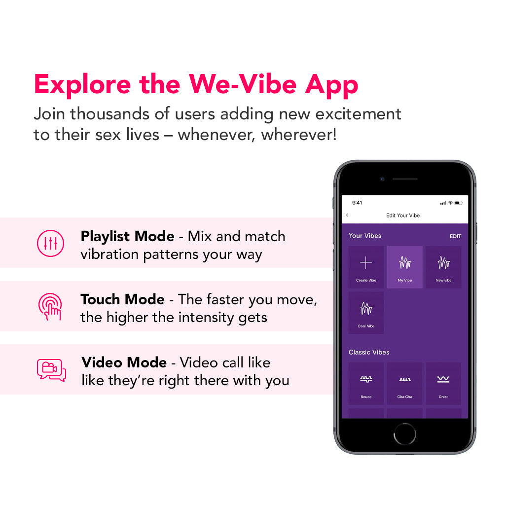We-Vibe Sync Lite Couple's Vibe in Pink Vibrators > G-Spot Vibrators