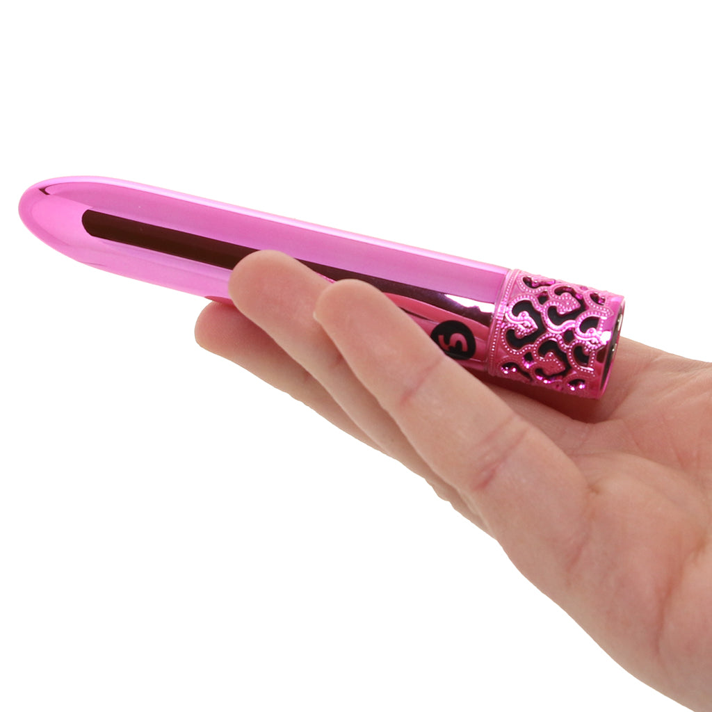 Royal Gems Shiny Bullet Vibe in Pink Vibrators > Bullet and Egg Vibrators