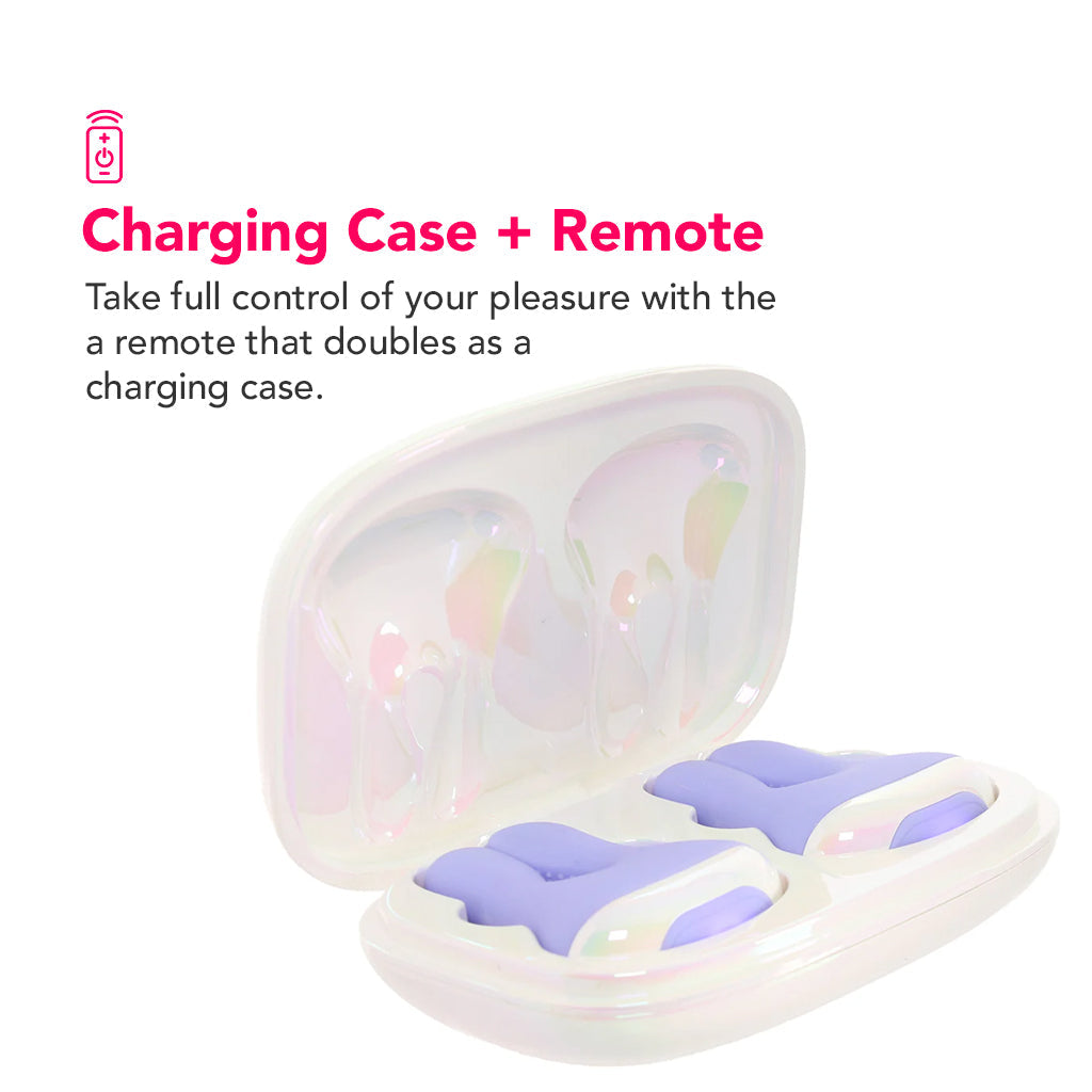 Playboy In a Pinch Vibrating Clamps with Recharge Case Bondage and Fetish > Nipple Stimulators & Clamps