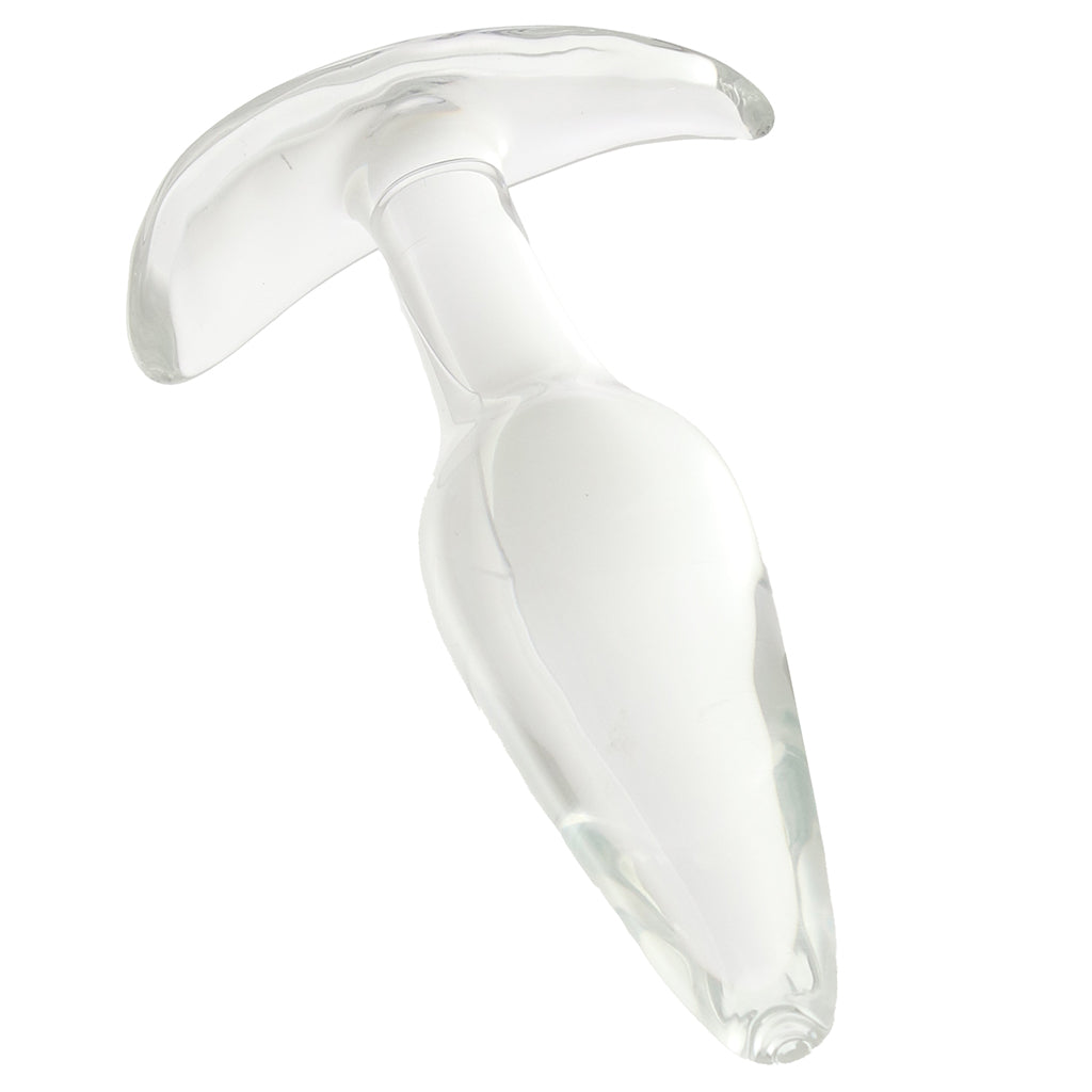 Clarity Utopian Floret Glass Butt Plug