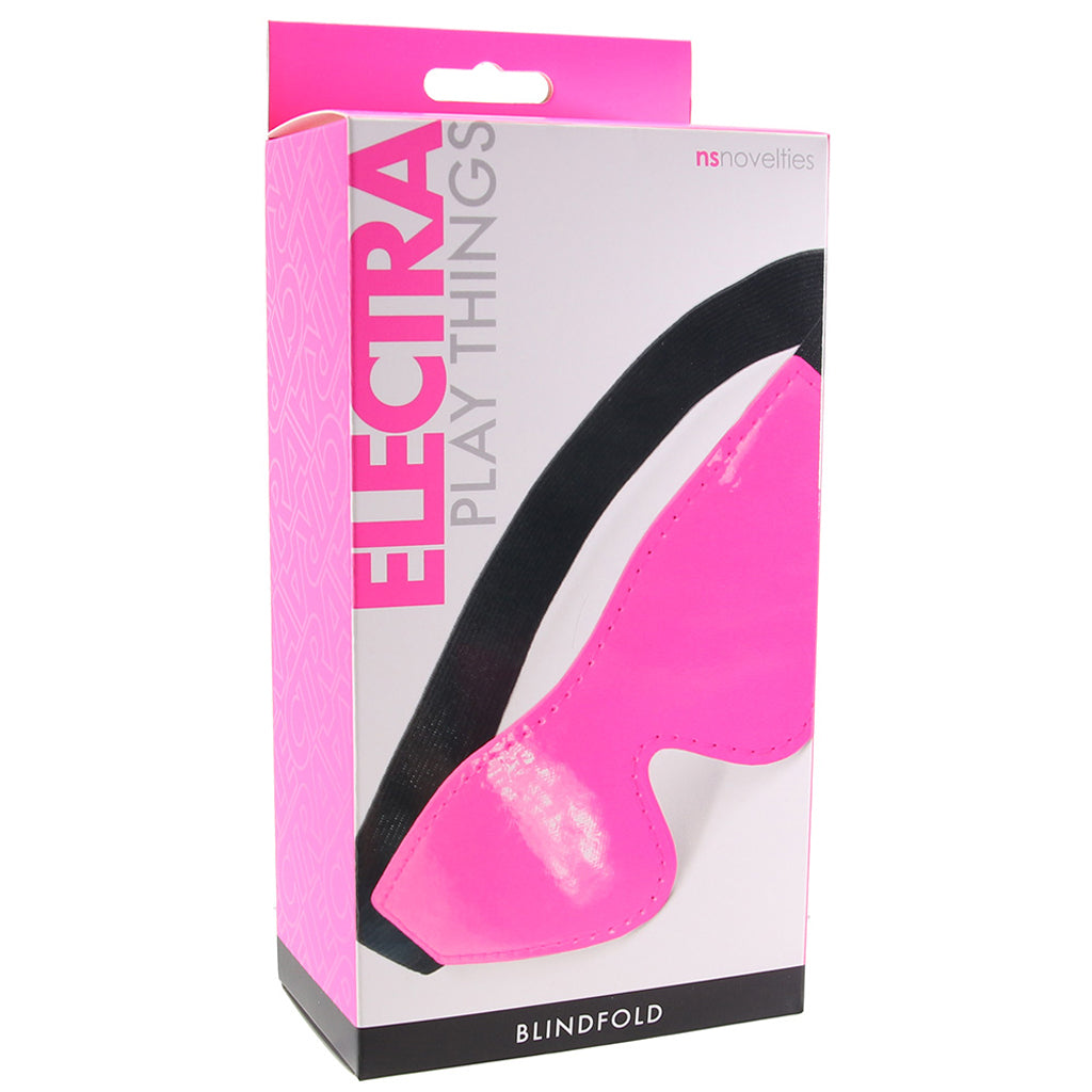 Electra Play Things Blindfold in Neon Pink Bondage and Fetish > Pleasure Masks and Dress Up Play