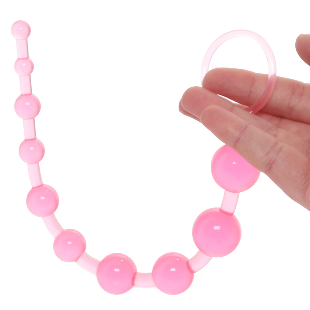 X-10 Anal Beads in Pink Anal Sex Toys > Anal Beads