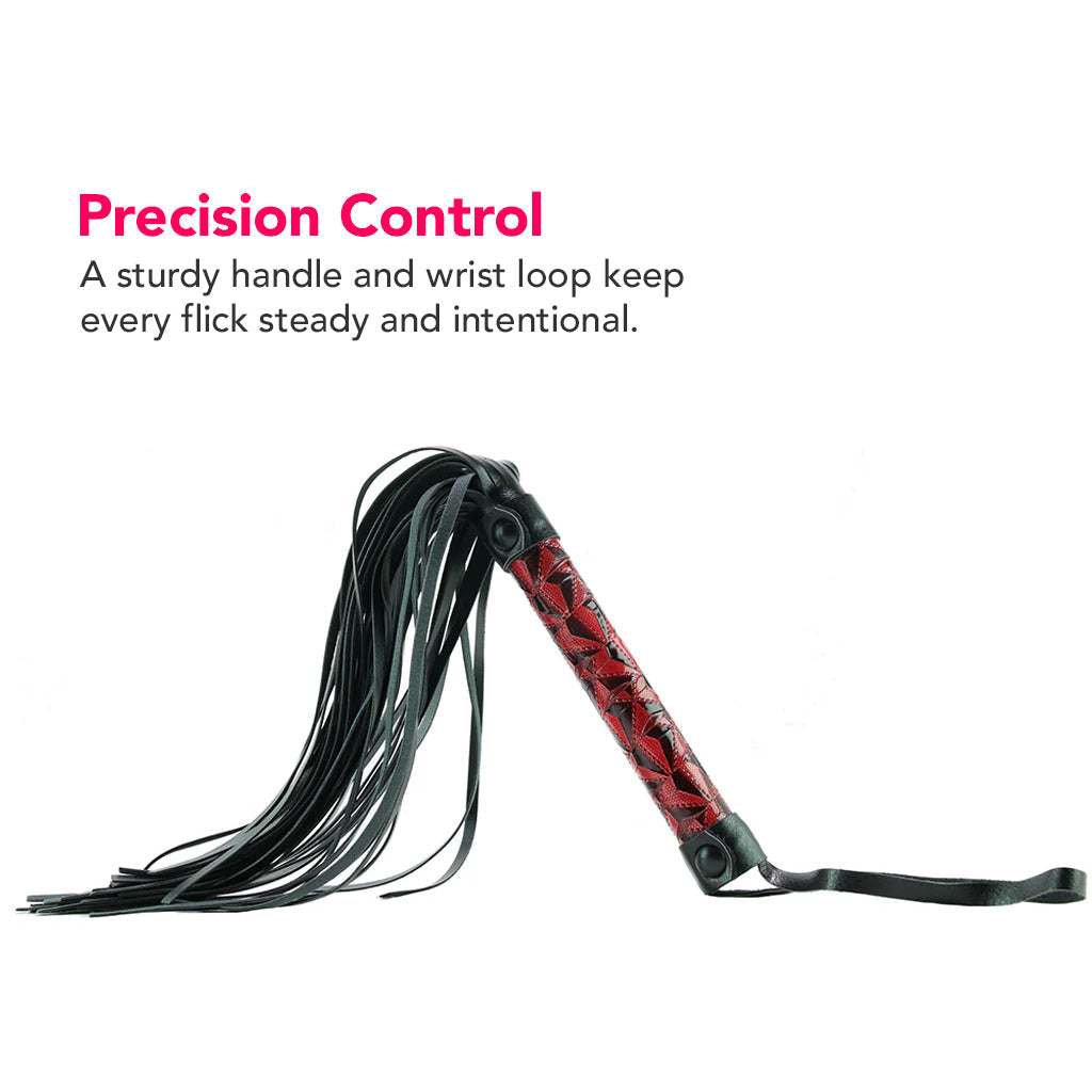 Ouch! Luxury Whip in Burgundy Bondage and Fetish > Whips and Crops