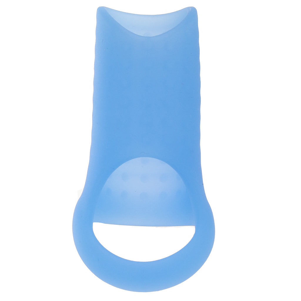Basic Essentials Stimulation Enhancer Sleeve in Blue Male Enhancement > Extenders and Sleeves